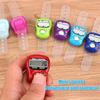 Electronic Finger Counter Ring with LED Digital Row Tally Stitch Marker Pedometer Display Electronic Tally Counter