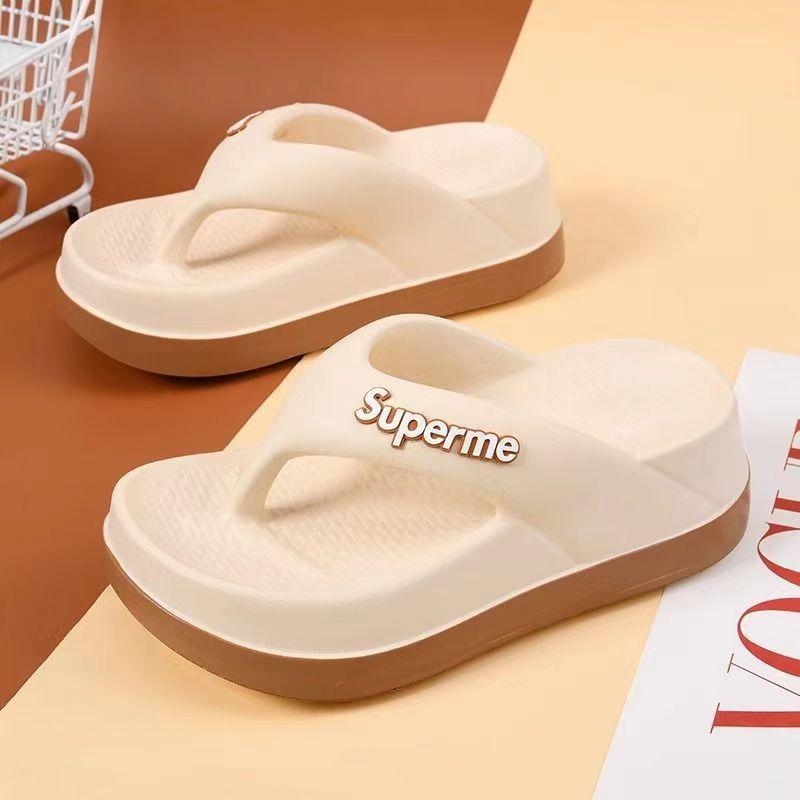 Woman Flip Flops Popular Design Shoes 2025 Trend Casual Platform Sandals Non-slip Outdoor Slippers Unique Features Flat Sandals