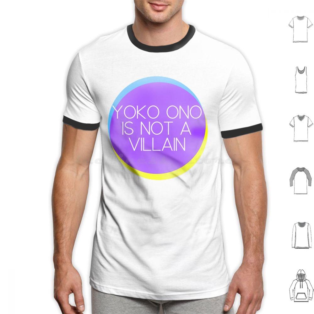 Yoko Ono Is Not A Villain Essential T Shirt 6xl Cotton Cool Tee Yoko Ono Yoko Peace The Music Ono 60s Imagine John Ringo Love