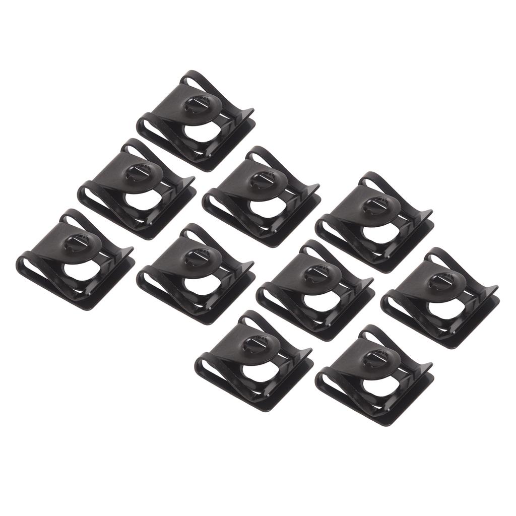 All Black 17MM Universal Race Fairing Fasteners Quick Release D-RING 1/4 Turn Motorcycle Racing Bolts Screws For Yamaha For BMW