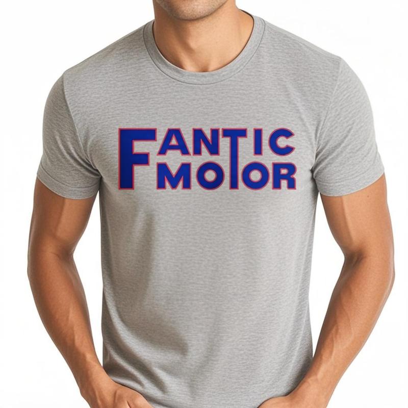 Fantic Motor Biker Motorradfahrer Design Herren Baumwoll T-Shirt Verschiedene Größen und Farben Modemarke Tee