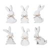 Easter Bunny Decorative Atmosphere Ornament– Six-Piece Decoration