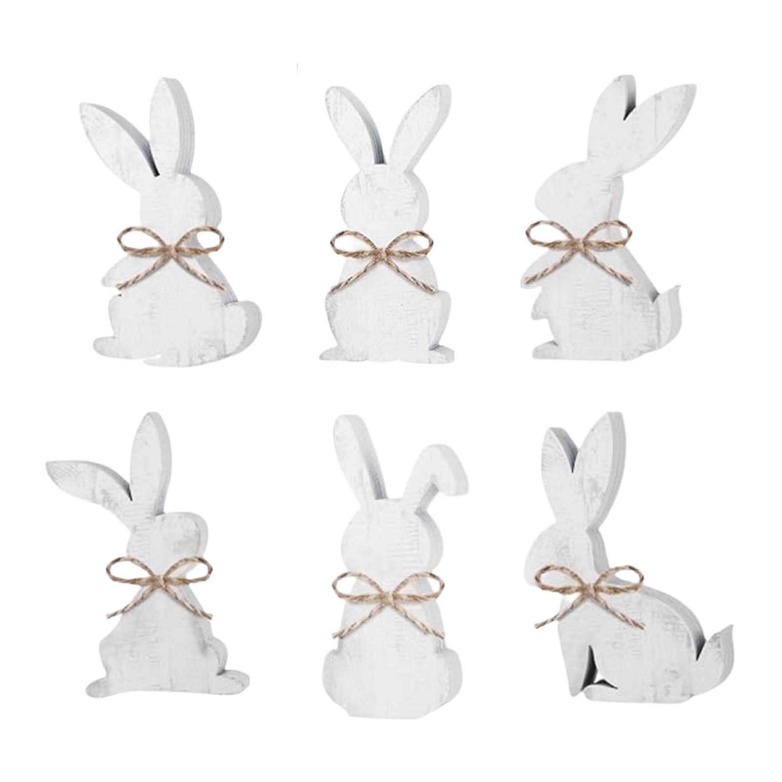

Easter Bunny Decorative Atmosphere Ornament– Six-Piece Decoration One Size
