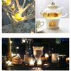 50pcs/set Tea Wax Candle Birthday Wedding Party Candle Candlelight Dinners Candle Romantic Decorative Candles In Aluminum Cups