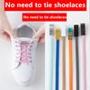 1 Paar Schnürsenkel ohne Binden Magnetverschluss Cordones Elasticos Zapatillas Bänder Elastische Schnürsenkel Sneaker Kinder Erwachsene Schnürsenkel für Schuhe