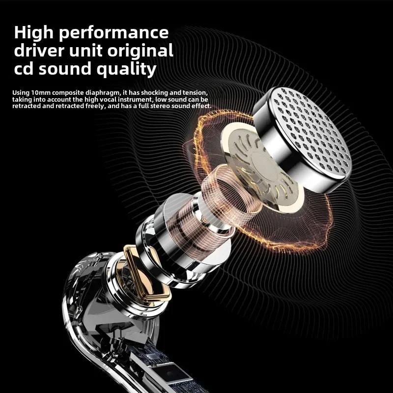 Kabellose Bluetooth-kompatible Kopfhörer Intelligente Touch-Farb-LCD-Anzeige TWS Ohrhörer HIFI Geräuschunterdrückung Stereo-Kopfhörer