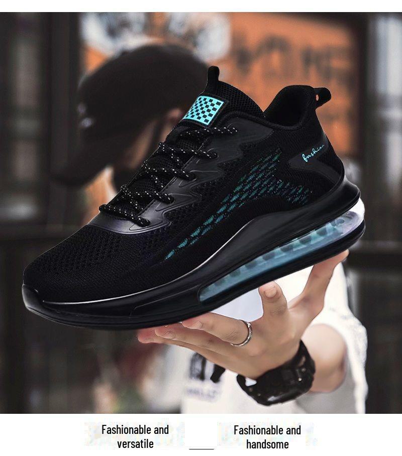 Men's Trendy Breathable Running Shoes - Comfortable, Soft Thick Sole for Autumn and Winter