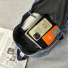 Denim Backpack Large Capacity Student Schoolbag Travel Commuter Backpack