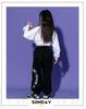 Kids' Hip Hop Dance Outfits: Boys & Girls Spring/Autumn Performance Wear with Crop Tops and Sweatpants