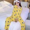 Women's Summer Cartoon Pajamas: Loose-Fit, Short-Sleeved, Casual National Tide for Cute Home Wear