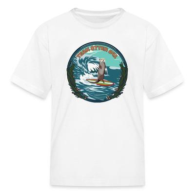 Team Otter 841 / Lustiges Surfen Otter Kinder T-Shirt