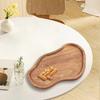 Acacia Wood Serving Tray Cake Appetizer Plate Home Decor Decorative Food Dish Kitchen Countertop Charcuterie Board Sushi Plate