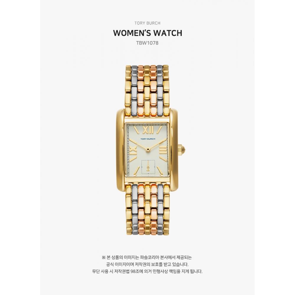 Tory Burch Eleanor Quartz Combi Women S Metal Watch Tbw1078