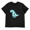 Cute Dino T-Shirt Plus Size Tops Boys Whites Mens T Shirts Casual Stylish