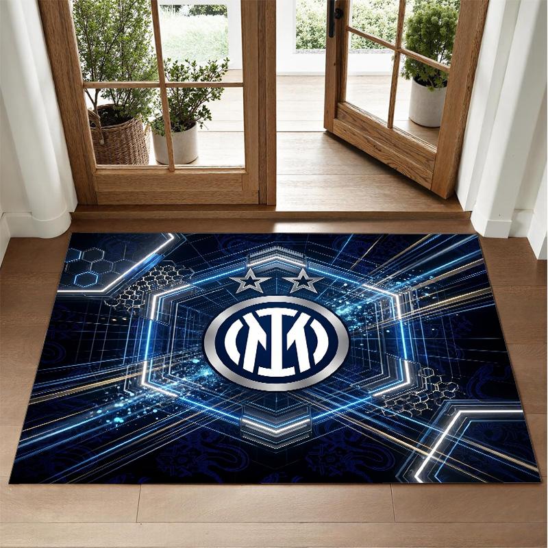 Borussia Dortmund Design Crystal Velvet Rug Soft Decorative Mat for Bedroom Entrance