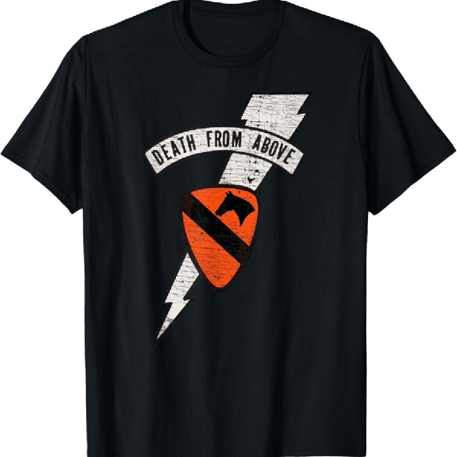 

Death From Above Air Cavalry Lightning Logo (Distressed) T-Shirt S