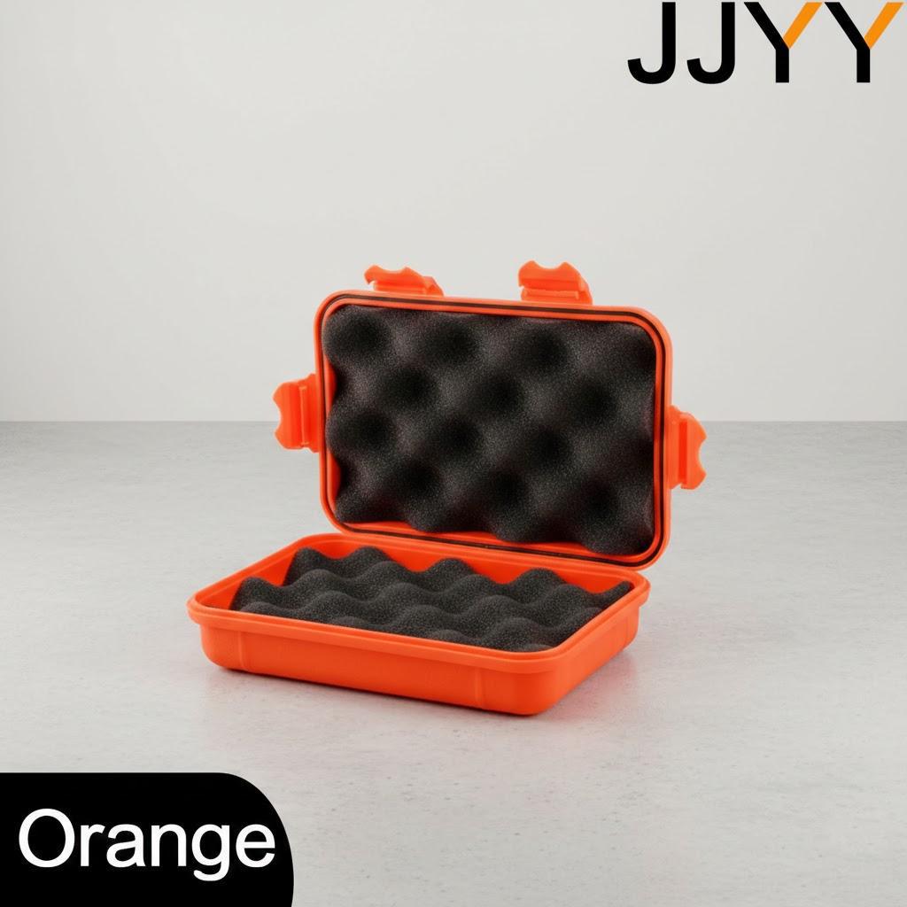 

Outdoor Shockproof Waterproof Storage Boxes Miniature Electronic Devices Anti Pressure Sports Swimming Hiking помаранчевий