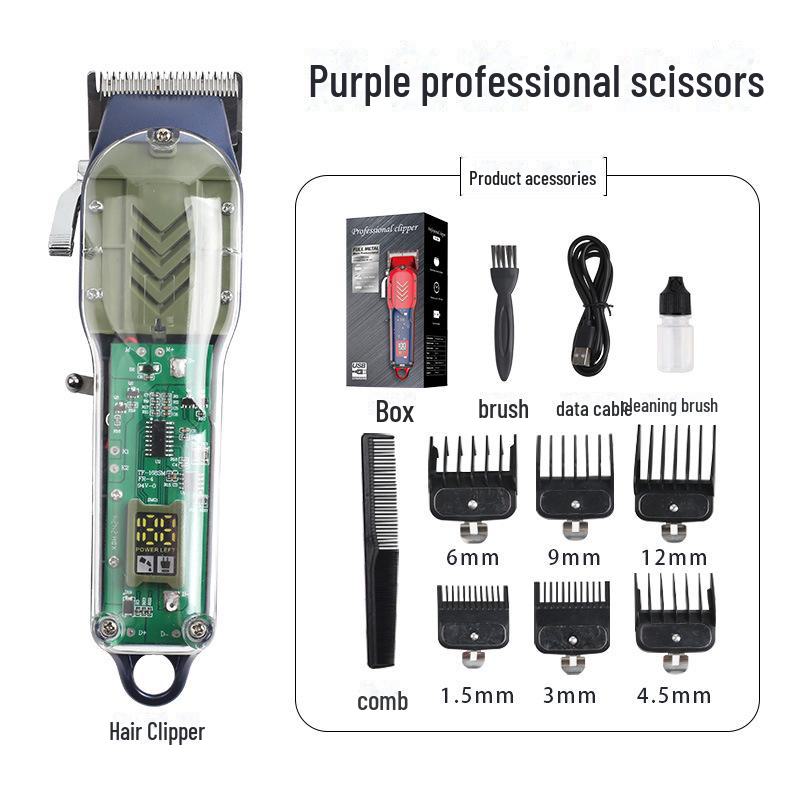Professional Electric Hair Clipper & Trimmer Set for Haircuts and Shaving