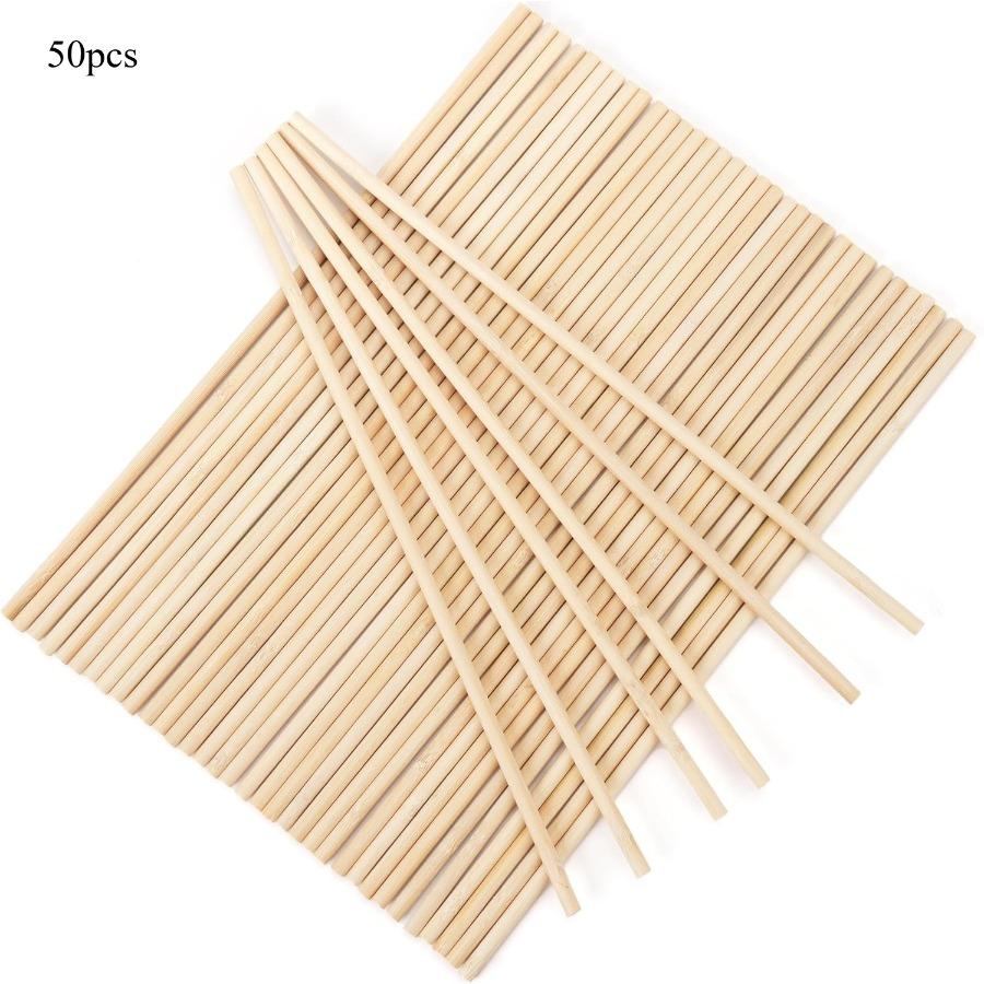 Wooden Dowel Rods Wood Sticks for Crafts, Precut Wooden Rod Sticks Wood Dowels for Craft and DIY Projects, Cake Dowels Hardwood