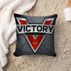 V-Victorys Motorcycles Racing Office Cushion Pillowcase Car Cushion Cover45X45Cm Lumbar Pillowcase Sofa Pillowcover