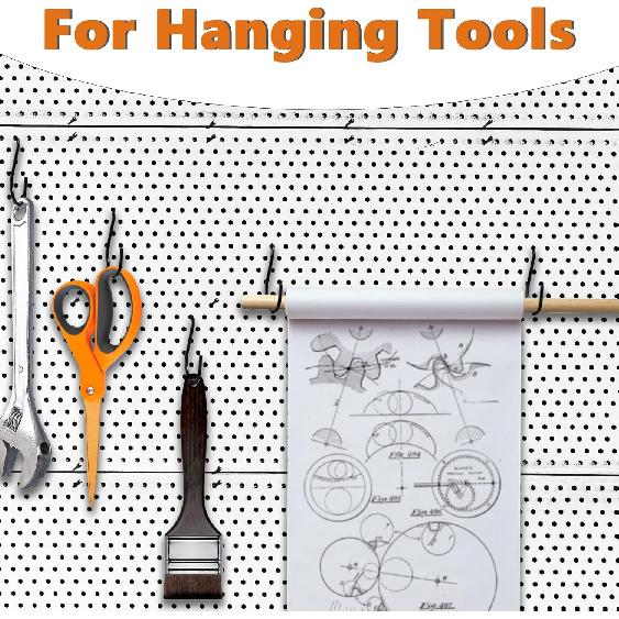 60 Pack Small S Hooks, 1.5 Inch S-Hooks Ornament Storage Hook for Hanging Jewelry Black S Shaped Hook for Spoons Pans Utensils Kitchenware Potted