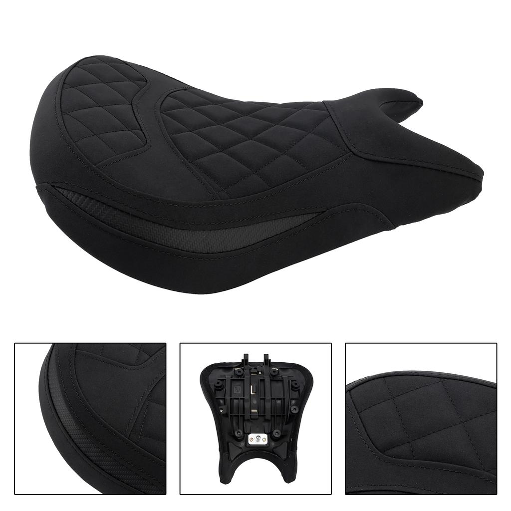 Front Raider Seat Driver Cushion Lower Black For Kawasaki Eliminator 500 24-25