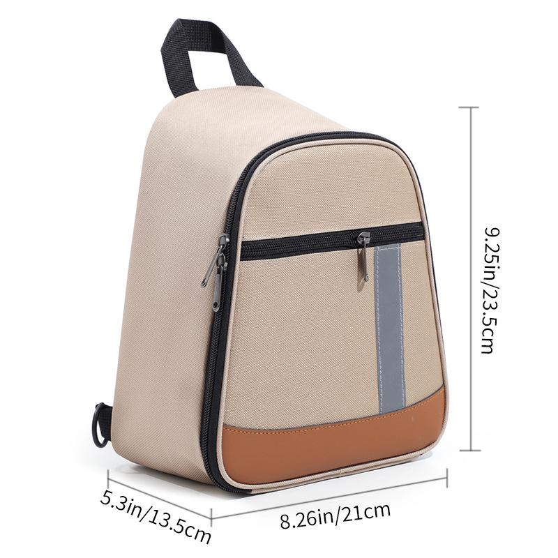 Large Capacity Insulated Oxford Cloth Lunch Bag for Cycling and Office
