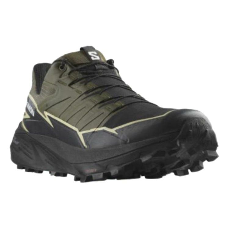 SALOMON Thundercross GORE-TEX Olive Night Black Unisex Sneakers Green Alfalfa L47383400