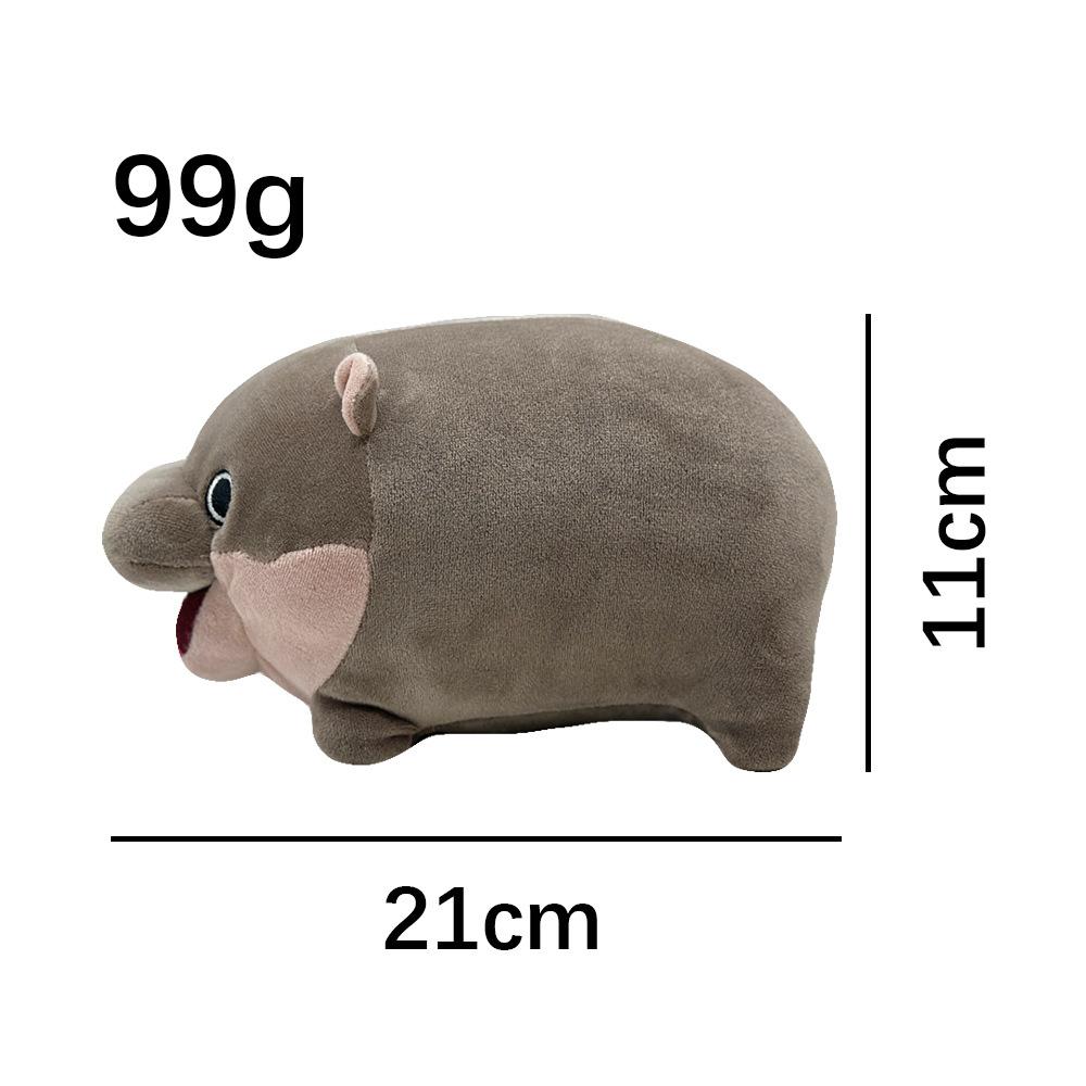 Moo Deng Plush Thai Kaoqiu Dwarf Hippo Dwarf Hippo Plush Doll Bouncing Pig