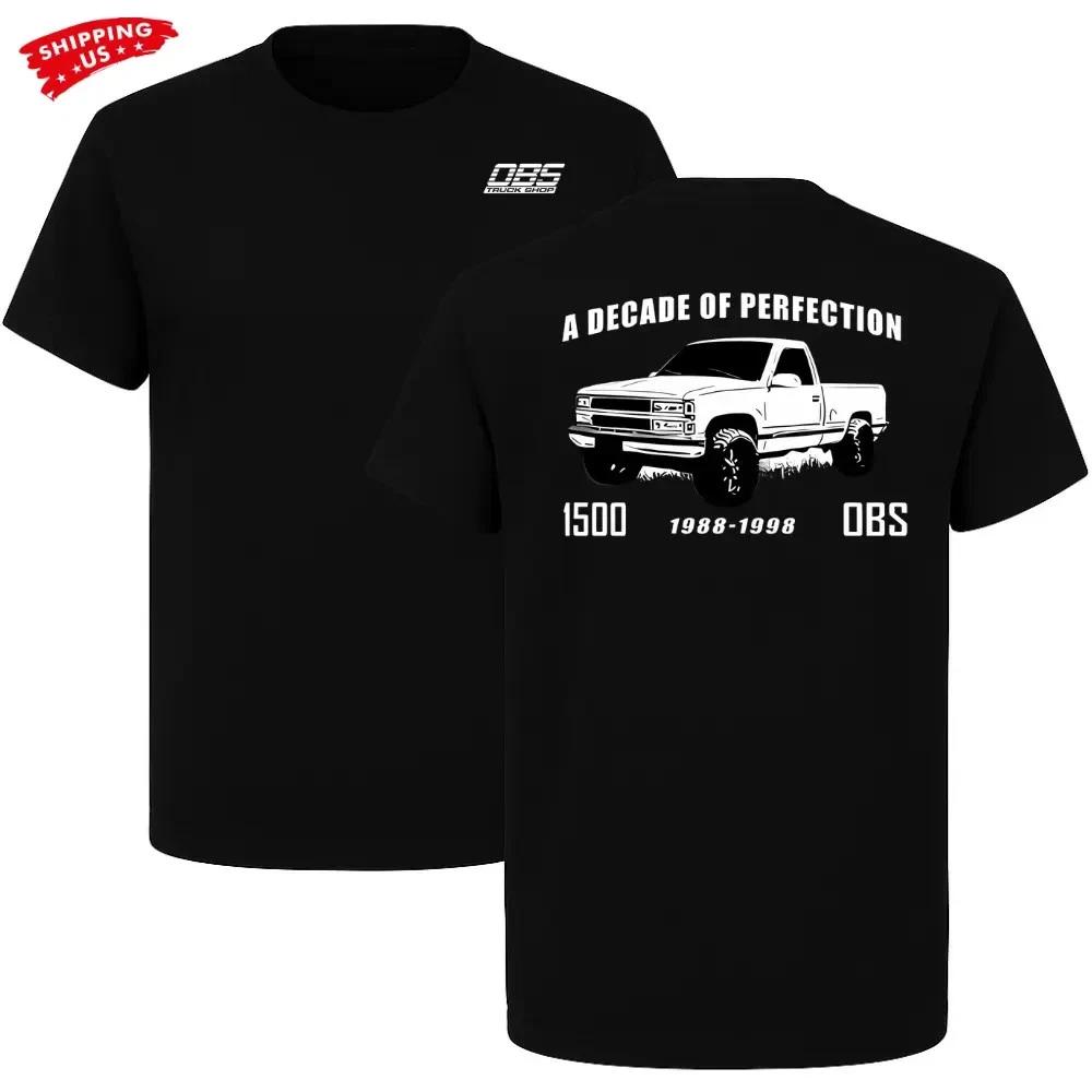 OBS 1988 1998 Decade of Perfection T Shirt, Vintage Chevy 1500 Truck Graphic Tee XS