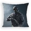 Tom Clancys Rainbow Six Siege Character Pillow Case Sofa Living Room for Bedroom Cushion Square Cushion Nap Time