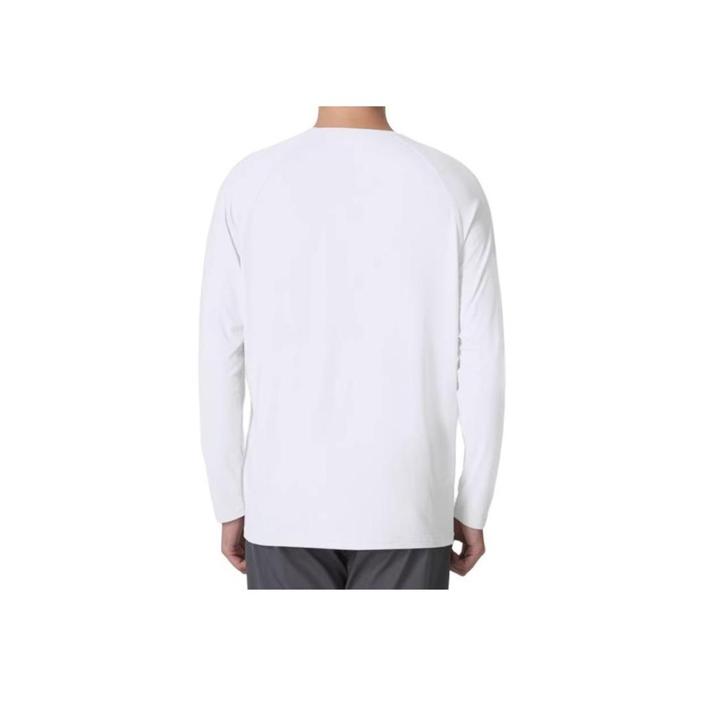 Under Armour Solid Color Quick-Dry Breathable Long Sleeve T-Shirt Unisex Tops White 24600601-100