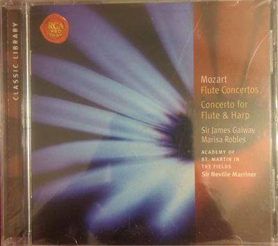 CD JAMES GALWAY, MARISA ROBLES, SIR NE - James Galway Mozart Flute Concertos 82876594092 RCA Victor Red  2004 US Classical Used