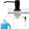 304 300/500ML Stainless Steel Kitchen Sink Soap Dispenser Extension Tube Dish Soap Press Pump Head Outlet Head Extender