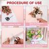 5pcs Flower Wrapping Paper Waterproof Bouquet Wrapping Paper Gift Wrapping Paper Birthday Wedding Ceremonies Paper Sheet