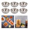 6 Piece Dipping Sauce Cups Set Bowl Portable Condiment Container for Kitchen Restaurant