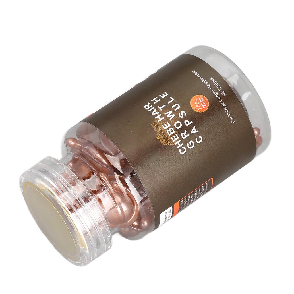 30pcs Hair Vitamin Serum Capsule Promote Shine Recovery Elasticity Moisturizing Vitamins Hair Oil Capsule
