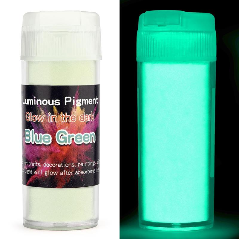 20g/Bottle Luminous Powder Paint Epoxy Resin Pigment Glow In The Dark Fluorescent Powder DIY Party Resin Filler Resin Supplies