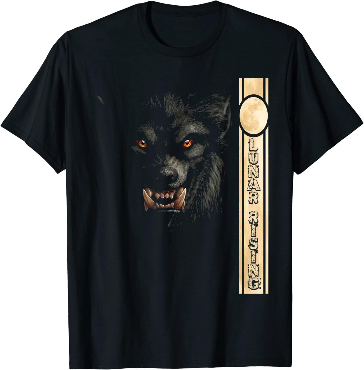 Cool Werewolf Lychan Full Moon Halloween T-Shirt Size S-5XL XXXL