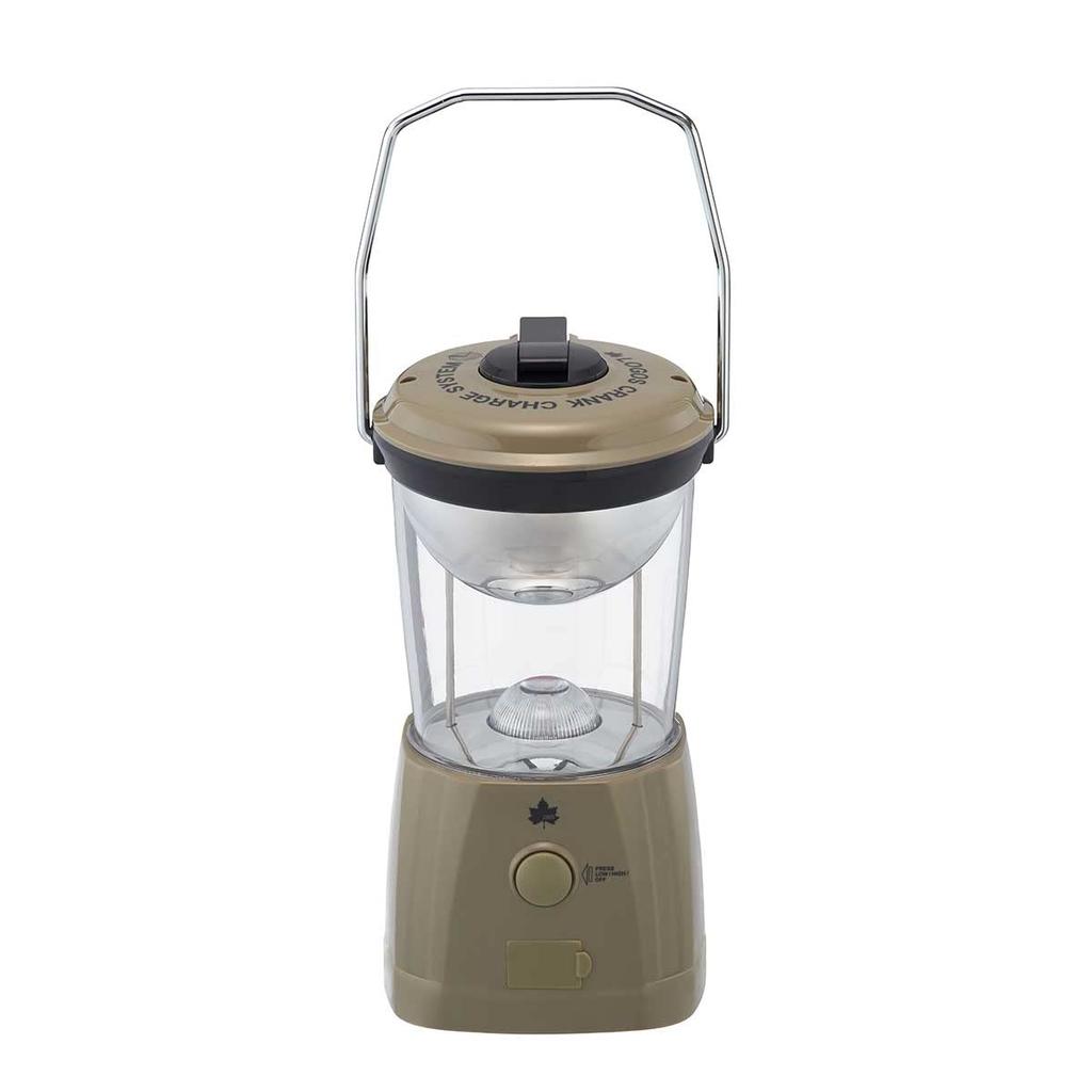 LOGOS Crank Charge Lantern (Olive) 74175051