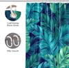 Tropical Green Palm Leaf Bathroom Shower Curtain Plant Printed Waterproof Fabric Shower Curtain Home Bathroom Decoration