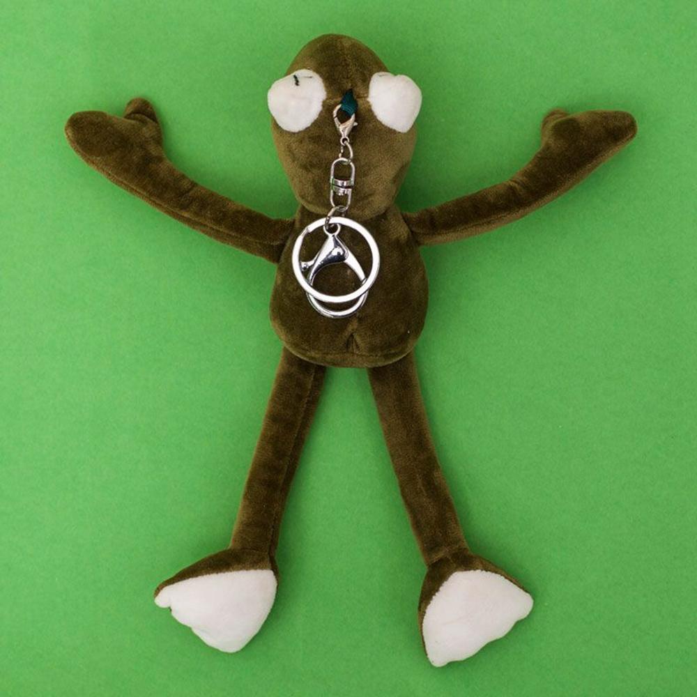 20CM Plush Long-legged Frog Key Hanging Plush Toy Schoolbag Money Bag Car Key Hanging Doll To Children's Birthday Festival Gift