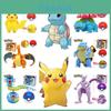 Conjunto de Brinquedos Infantis Autêntico Zhuangchen Pikachu Super Sonho Bola Pokémon Elfo