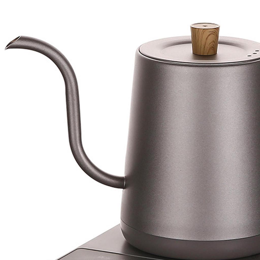 Electric Coffee Kettle 1000W Boiling Water for Camping Outdoor Picnic Black