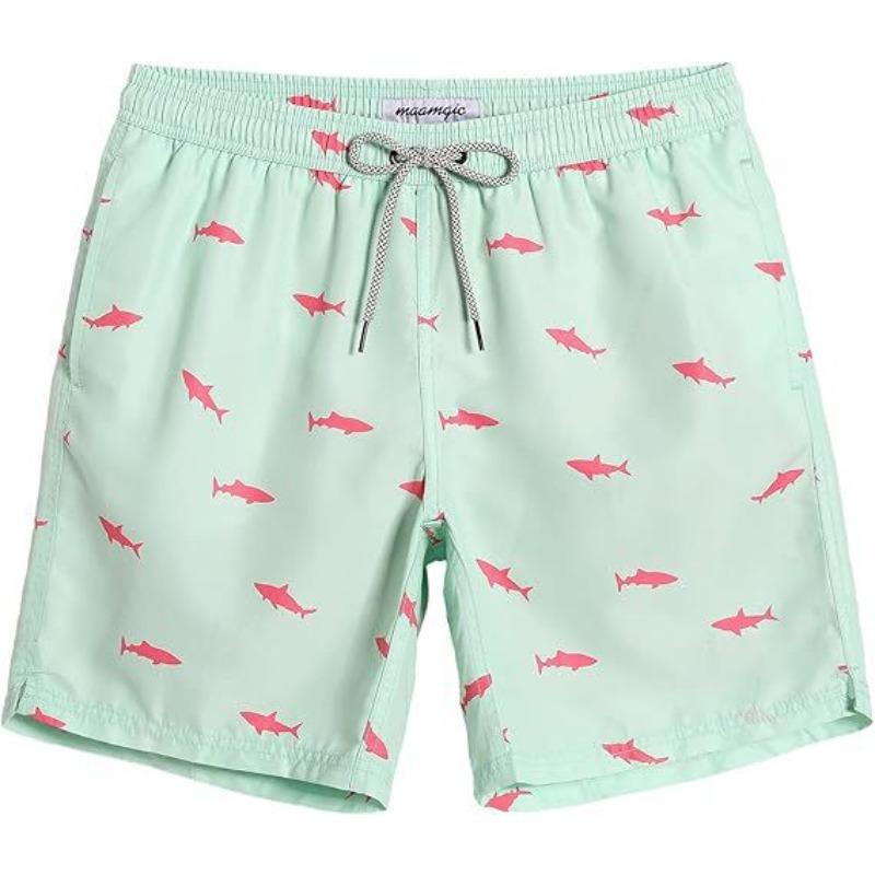 New Independence Day D Printed Casual Breathable Men's Beach Pants Breathable and Comfortable