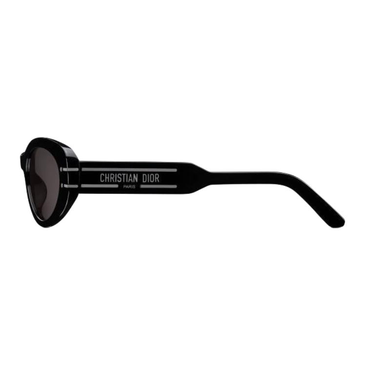 Dior Cat Eye Sunglasses With Etched Frame Print Women Sunglasses Black DSGTB8UXR-14A0
