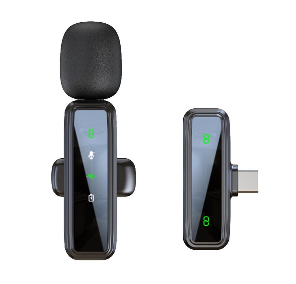 J86 Dual Wireless Lapel Microphone - Noise Reduction for Live Broadcasts