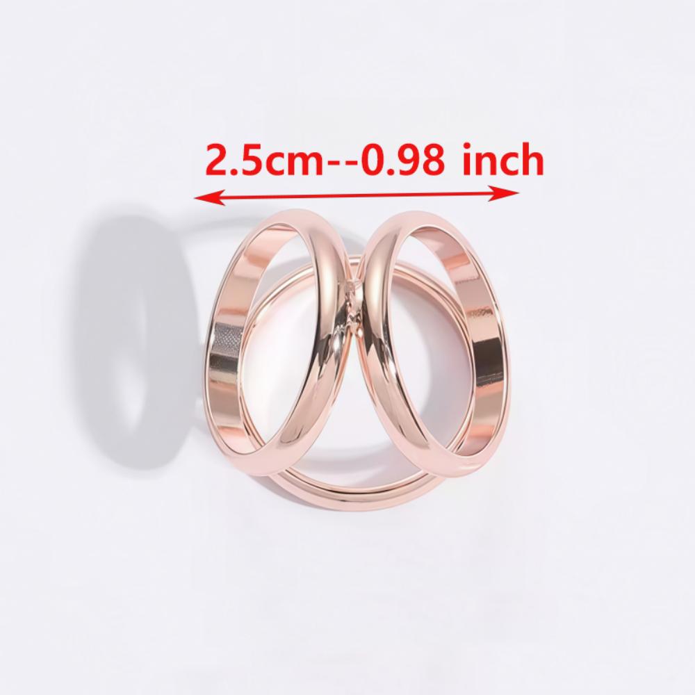 

Alloy Silk Scarves Buckle Clips For Female Brooches Pin Shawl Ring Clip Scarves Fastener Scarf Buckle Multi-Functional for Women