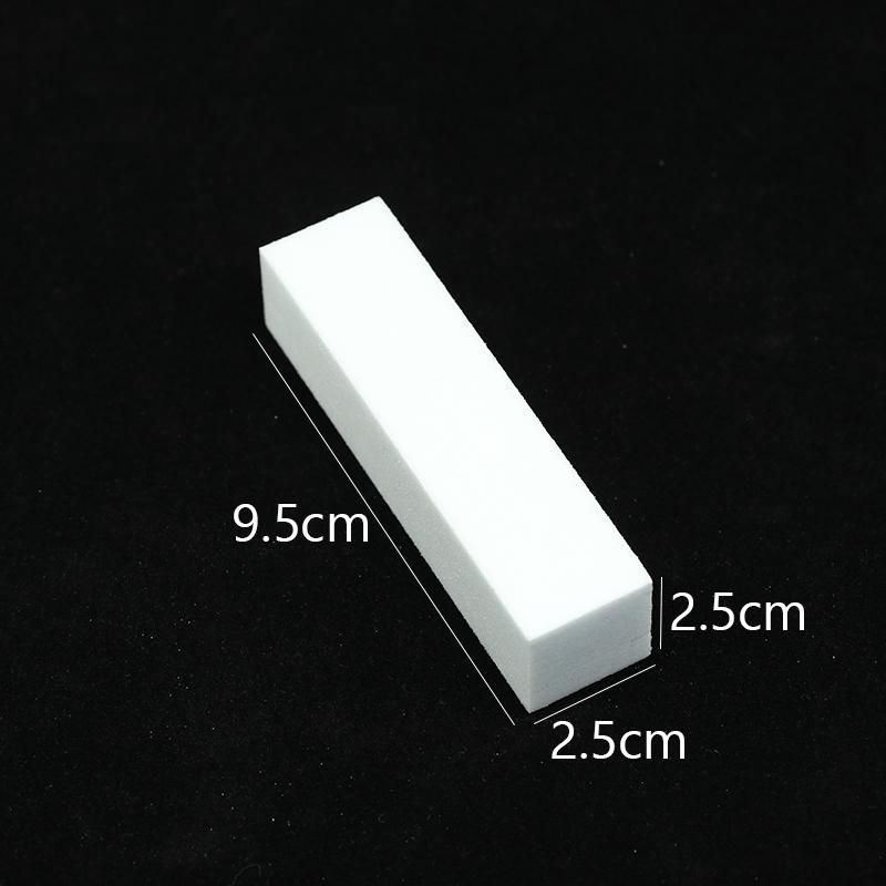 Nail Art Buffer Grinder Buffing Block White Nail File For Pedicure Tips Manicure Care Sponge Buffer Gel Polish Accessories Tools