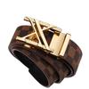 Direct Sales Belt Belt Men'S Automatic Buckle Cowhide Casual Men'S Green Leather Belt